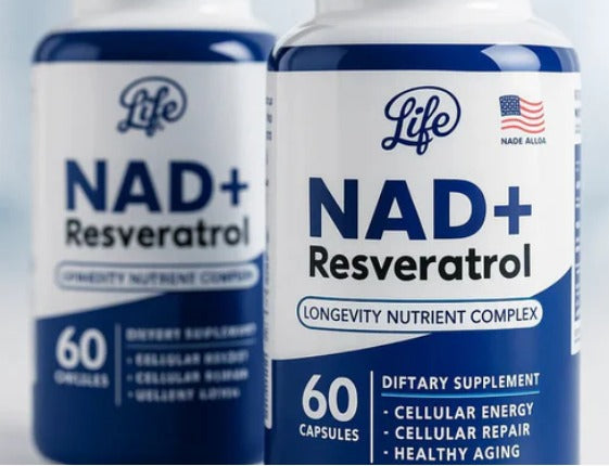 NAD+RESVERATROL anti-envejecimiento